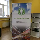 ролл ап капля, roll up wide base