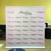 ролл ап капля, roll up wide base